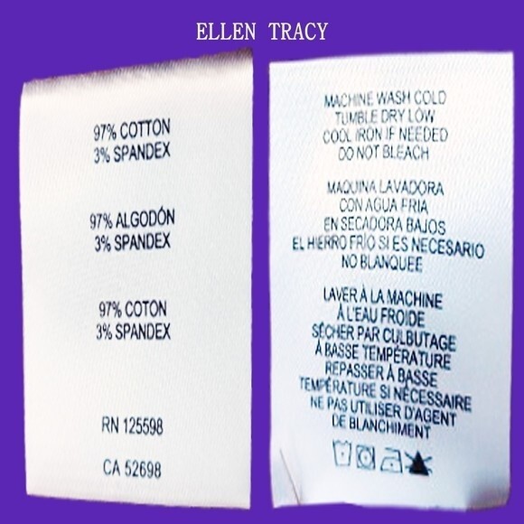 ELLEN TRACY NEW Old Money CASHEW MOCHA Exposed Zip Straight Ankle Leg Pant 4 - Picture 11 of 12